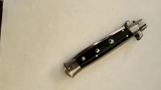 VINTAGE ITALIAN STILETTO SWITCHBLADE/ 4.75" ACRYLIC HANDLE/ SWING GUARD RELEASE AUTO KNIFEBLADE