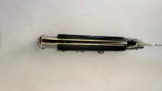 VINTAGE ITALIAN STILETTO SWITCHBLADE/ 4.75" ACRYLIC HANDLE/ SWING GUARD RELEASE AUTO KNIFEBLADE
