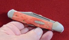  1998 CASE XX USA LONG TAIL C 2 DOTS  61549L SS SMOOTH RED APPALOOSA  BONE COPPERLOCK 