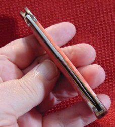  1998 CASE XX USA LONG TAIL C 2 DOTS  61549L SS SMOOTH RED APPALOOSA  BONE COPPERLOCK 