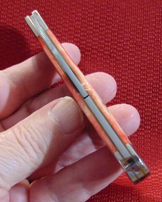  1998 CASE XX USA LONG TAIL C 2 DOTS  61549L SS SMOOTH RED APPALOOSA  BONE COPPERLOCK 