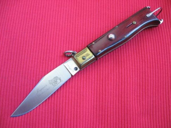 Vintage Italian Zoppis Jaguar Ring Pull Switchblade Knife Vintage Italian Zoppis Jaguar Ring Pull Switchblade Knife