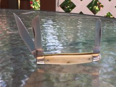 Schrade Old Timer 34OT Middleman Jack with Smooth White Bone Handles