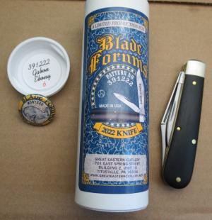 Great Eastern Cutlery. 2022 Blade Forums knife Pattern. New in the Tube. .............391222.. (945)