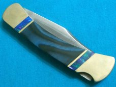 VINTAGE CUSTOM BUCK 110 2 DOT BLUE MICARTA USA LOCKBACK FOLDING HUNTER POCKET KNIFE KNIVES OLD VINTAGE CUSTOM BUCK 110 2 DOT BLUE MICARTA USA LOCKBACK FOLDING HUNTER POCKET KNIFE KNIVES OLD
