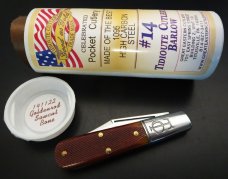 Great Eastern Cutlery #14 TC Barlow Goldenrod Sawcut Bone Clip Point GEC 141122 Great Eastern Cutlery #14 TC Barlow Goldenrod Sawcut Bone Clip Point GEC 141122