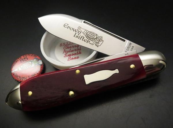 Great Eastern Cutlery #85 Crown Lifter Cherry Natural Smooth Bone GEC 852221CL Great Eastern Cutlery #85 Crown Lifter Cherry Natural Smooth Bone GEC 852221CL