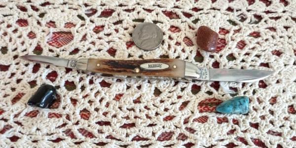 MINI SMALL BONE MARBLES KNIFE  $50.00
