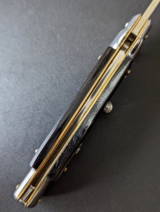 FRANK BELTRAME 23CM 9" DAGGER AUTO IN NICE BUFFALO HORN...NEW FRANK BELTRAME 23CM 9" DAGGER AUTO IN NICE BUFFALO HORN...NEW