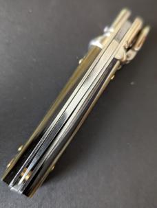 NIB AGA CAMPOLIN 6"-15CM SLIMLINE IN BRAZILIAN HORN NIB NIB AGA CAMPOLIN 6"-15CM SLIMLINE IN BRAZILIAN HORN NIB