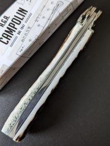 NIB AGA CAMPOLIN STAG DOMINUS 23CM-9" BAYONET AUTO NIB AGA CAMPOLIN STAG DOMINUS 23CM-9" BAYONET AUTO