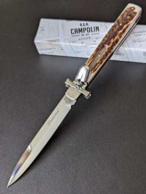 NIB AGA CAMPOLIN STAG DOMINUS 23CM-9" BAYONET AUTO