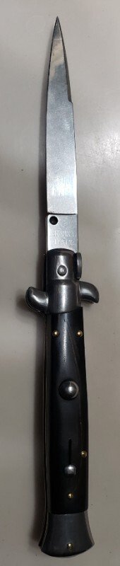 Unique Blade 9.0" Frank Beltrame Switchblade Buffalo Horn