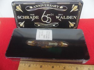 SCHRADE WALDEN 2011 65th ANNIVERSARY UNOPENED IN DISPLAY