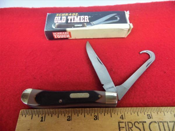 SCHRADE OLD TIMER S-OTHP HORSE PICK TRAPPER IN BOX UNUSED SCHRADE OLD TIMER S-OTHP HORSE PICK TRAPPER IN BOX UNUSED