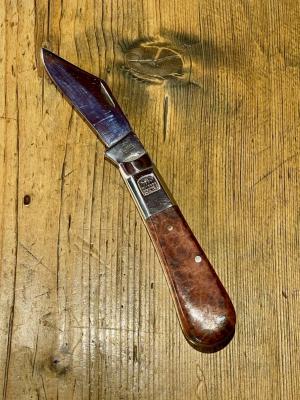 Taylor's Eye Witness Premium Barlow Clip with Amboyna Scales and Back Spring File work