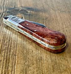 Taylor's Eye Witness Premium Barlow Clip with Amboyna Scales and Back Spring File work Taylor's Eye Witness Premium Barlow Clip with Amboyna Scales and Back Spring File work