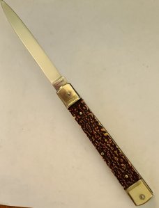 Schatt & Morgan Titusville PA. 1991 Bone 041983 Coke Bottle Knife - NIB Schatt & Morgan Titusville PA. 1991 Bone 041983 Coke Bottle Knife - NIB