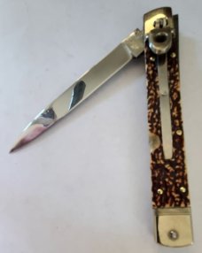 Schatt & Morgan Titusville PA. 1991 Bone 041983 Coke Bottle Knife - NIB Schatt & Morgan Titusville PA. 1991 Bone 041983 Coke Bottle Knife - NIB