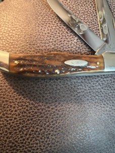 1940/64 CASE XX 6265SAB Second Cut Green Bone Handle Folding Hunter Very Rare With Two Blades