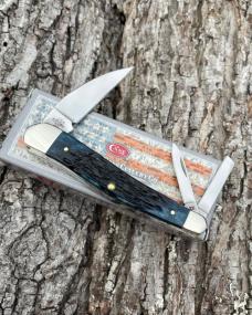 CASE XX 2020 BLUE DENIM BONE SEAHORSE WHITTLER