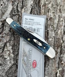 CASE XX 2020 BLUE DENIM BONE SEAHORSE WHITTLER