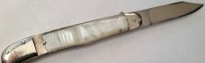 VINTAGE GARRIDO TOLEDO 4.75" ACRYLIC HANDLE 4" LOCK & RELEASE 8.5" OPEN AUTO KNIFE SWITCHBLADE VINTAGE GARRIDO TOLEDO 4.75" ACRYLIC HANDLE 4" LOCK & RELEASE 8.5" OPEN AUTO KNIFE SWITCHBLADE