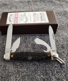 Schatt & Morgan Scout 044221. Beautiful Jigged Brown Bone handles. 1 of 100 made. 3 1/4" closed. NIB Schatt & Morgan Scout 044221. Beautiful Jigged Brown Bone handles. 1 of 100 made. 3 1/4" closed. NIB