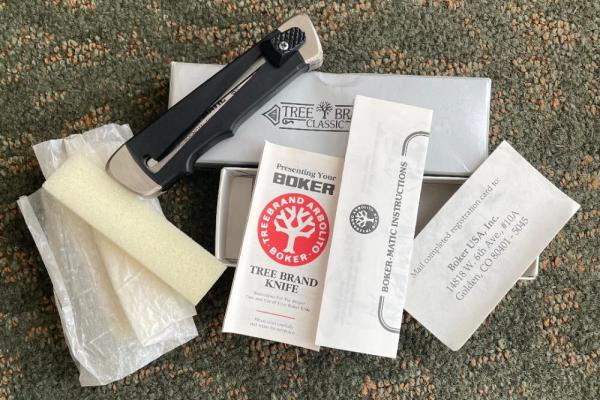 Vintage Boker Boker-Matic 700 Tree Brand Knife New In Box Vintage Boker Boker-Matic 700 Tree Brand Knife New In Box
