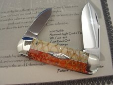 Case XX Classic Sunfish/Toenail Sectioned Handle Prototype Apple/Tiger Coral 1 of 1 Knife Case XX Classic Sunfish/Toenail Sectioned Handle Prototype Apple/Tiger Coral 1 of 1 Knife