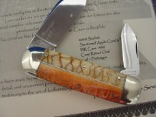 Case XX Classic Sunfish/Toenail Sectioned Handle Prototype Apple/Tiger Coral 1 of 1 Knife Case XX Classic Sunfish/Toenail Sectioned Handle Prototype Apple/Tiger Coral 1 of 1 Knife