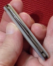 VINTAGE JUNKERWERKS OLHLIGS SOLINGEN (LINDERS) FACTORY SAMPLE GENTS KNIFE GEN. PEARL NO GERMANY VINTAGE JUNKERWERKS OLHLIGS SOLINGEN (LINDERS) FACTORY SAMPLE GENTS KNIFE GEN. PEARL NO GERMANY