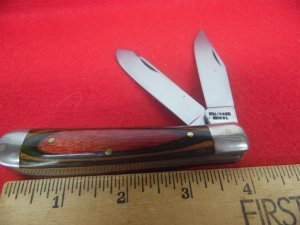 SOLINGEN STEEL FROST WOOD SCALES TRAPPER UNUSED FROM STORAGE ROLL 4" CLOSED
