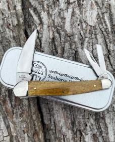 CASE XX 2013 VAULT ANTIQUE SMOOTH BONE SEAHORSE WHITTLER