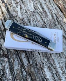 CASE XX ** 2023 JIGGED S35VN STEEL BUFFALO HORN TRAPPER