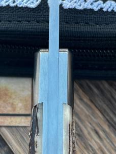 BENINI - FACAS CUSTOM CPM 154 BLADE STEEL STAG HANDLE SLIPJOINT FOLDER **VERY NICE BUILD**