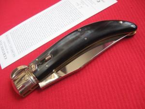 Quality Italian Unique Mechanism LEPRE Brazilian Horn Knife Limited Edition 2015 MANIAGO ITALY