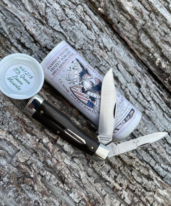 GEC TIDIOUTE ** 441218 BUFFALO JACK OD GREEN LINEN MICARTA