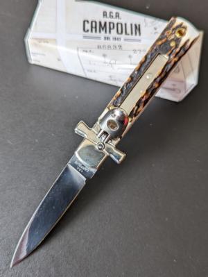 AGA CAMPOLIN MINI DOMINUS IN STAG HORN NIB 