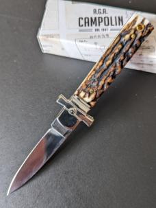 AGA CAMPOLIN MINI DOMINUS IN STAG HORN NIB AGA CAMPOLIN MINI DOMINUS IN STAG HORN NIB