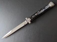  NIB 11"- 28 cm A.G.A. Campolin Maltese lockback auto, a super beautiful quality stiletto