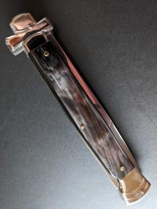 NIB 11"- 28 cm A.G.A. Campolin Maltese lockback auto, a super beautiful quality stiletto NIB 11"- 28 cm A.G.A. Campolin Maltese lockback auto, a super beautiful quality stiletto