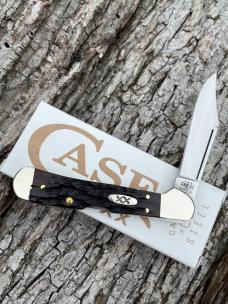 CASE XX ** 2023 MAHOGANY PEACH SEED JIG BONE CARBON STEEL MINI COPPERLOCK CASE XX ** 2023 MAHOGANY PEACH SEED JIG BONE CARBON STEEL MINI COPPERLOCK