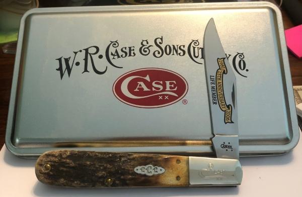 2006 Case Grand daddy Burnt Stag Barlow with COA