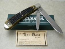 Remington UMC USA 2006 R1273B Trail Boss Bone Banana Trapper Knife in Box