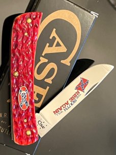 Two Mint Discontinued CASE Confederate SFO Knives.