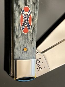 Two Mint Discontinued CASE Confederate SFO Knives.
