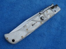 New 11" AKC Roma Swinguard Pearl white handles New 11" AKC Roma Swinguard Pearl white handles