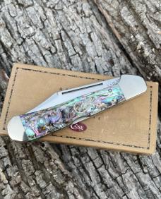 CASE XX ** 2002 SILVER SCRIPT ABALONE LARGE COPPERLOCK CASE XX ** 2002 SILVER SCRIPT ABALONE LARGE COPPERLOCK