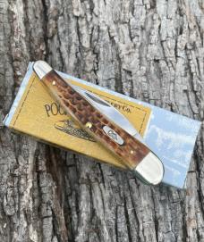 CASE XX ** 2019 POCKET WORN BROWN SEAHORSE WHITTLER CASE XX ** 2019 POCKET WORN BROWN SEAHORSE WHITTLER